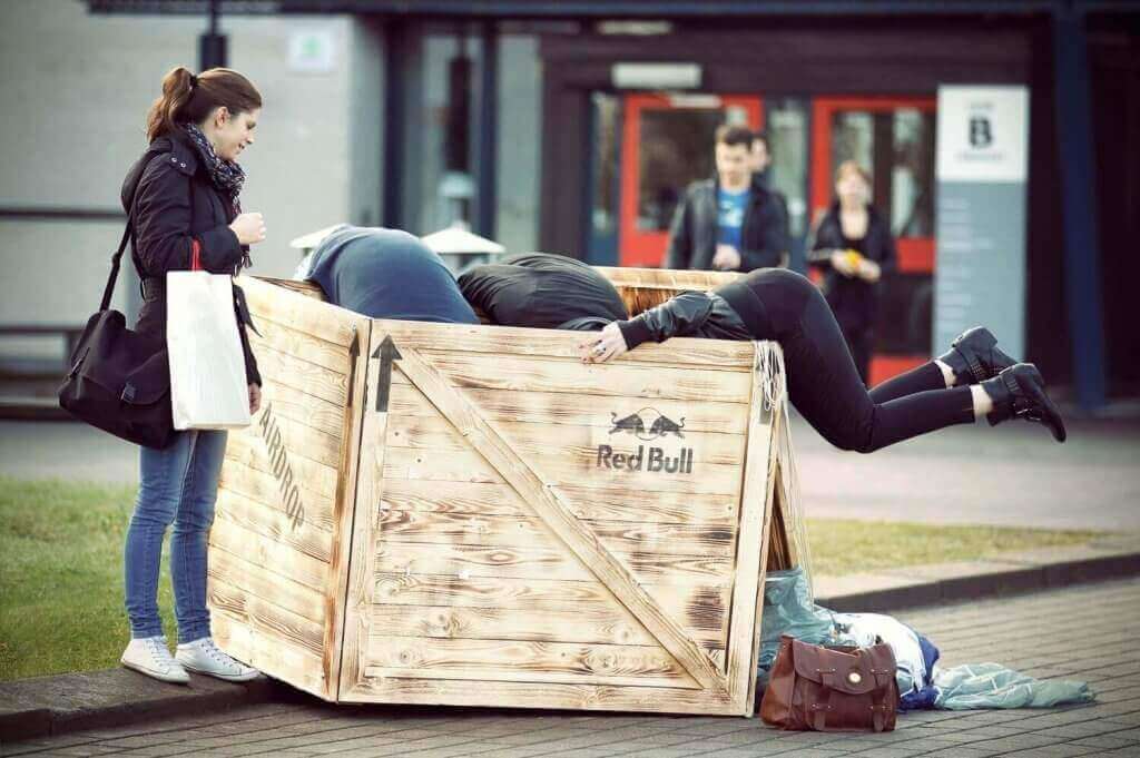 Redbull's guerrilla marketing campaign created by Archrival