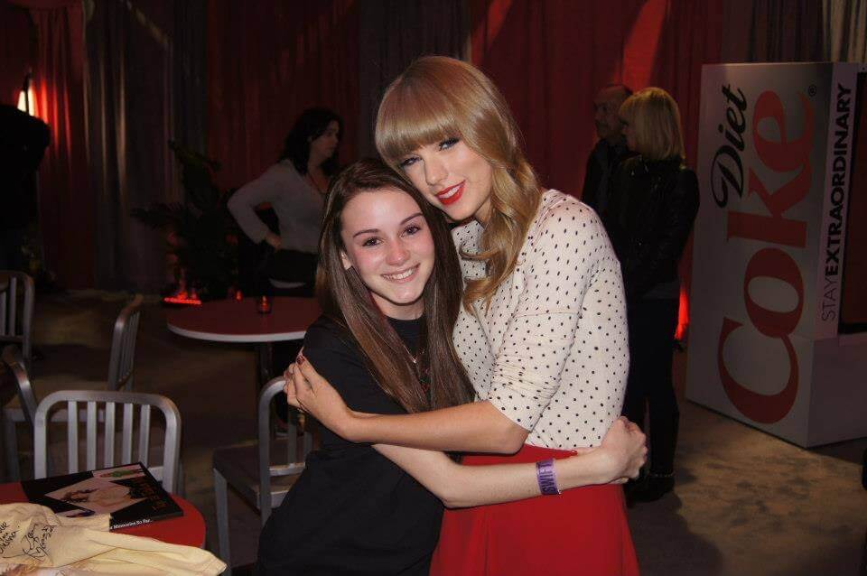 Brenna Bode with Taylor Swift